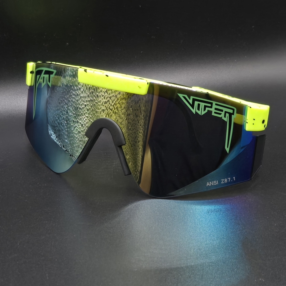 Pit Viper Yellow and Black Performance Sunglasses